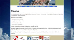 Desktop Screenshot of ak-zadar.hr